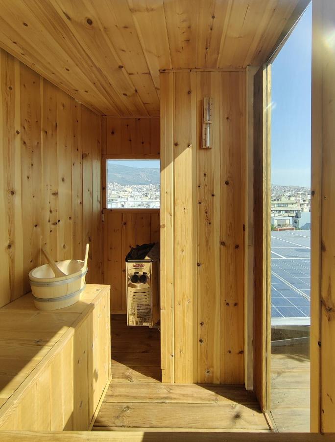 Unique Solar Penthouse With Jacuzzi And Sauna In Central เอเธนส์ ภายนอก รูปภาพ